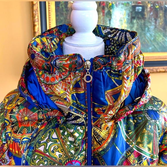Finn Flare colorful puffer coat - Picture 5 of 17